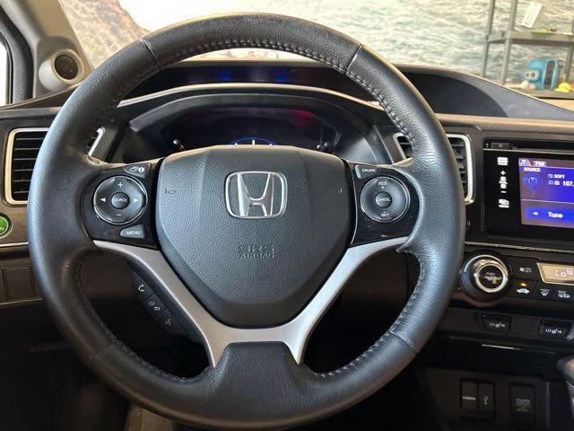 2014 White Orchid Pearl Honda Civic EX-L FWD Sedan