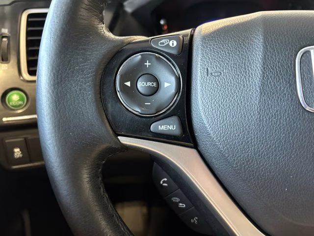 2014 White Orchid Pearl Honda Civic EX-L FWD Sedan