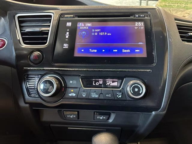 2014 White Orchid Pearl Honda Civic EX-L FWD Sedan