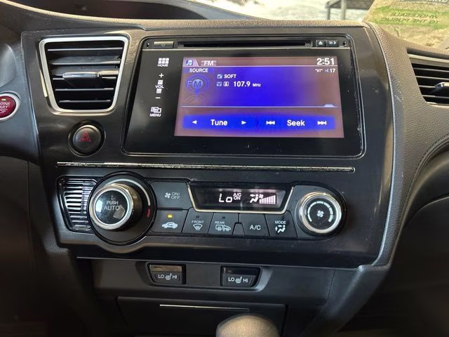 2014 White Orchid Pearl Honda Civic EX-L FWD Sedan