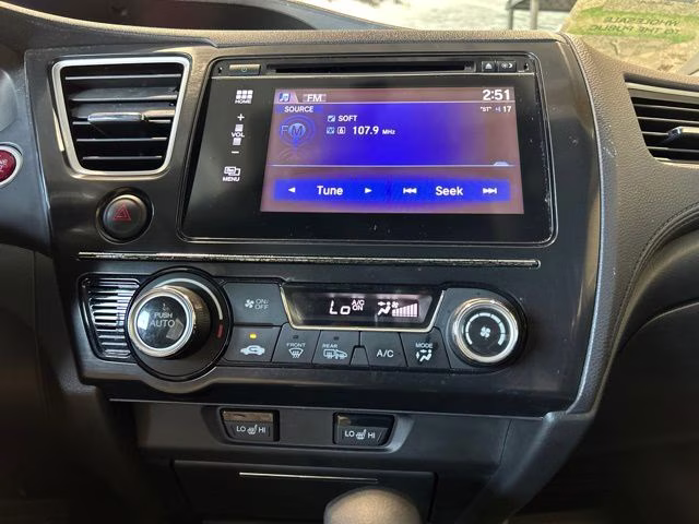 2014 White Orchid Pearl Honda Civic EX-L FWD Sedan