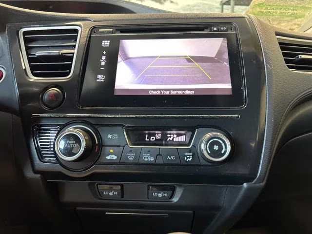 2014 White Orchid Pearl Honda Civic EX-L FWD Sedan