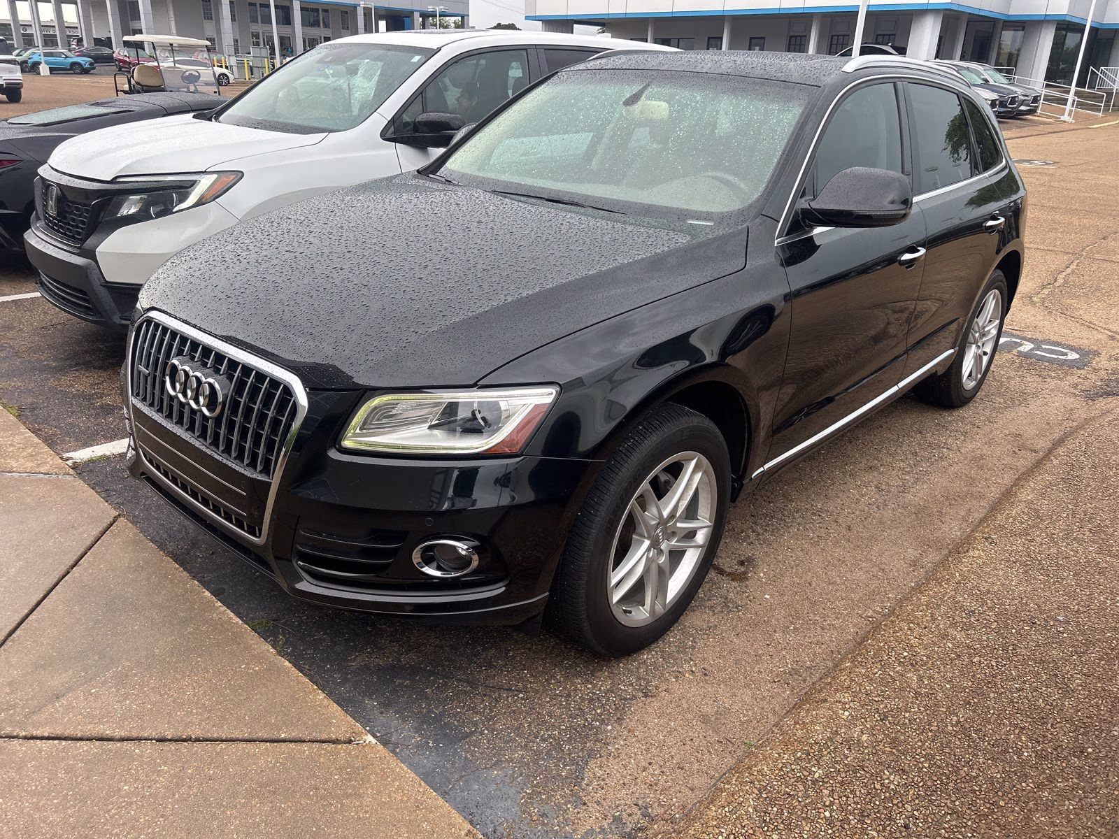 2017 Black Audi Q5 2.0T Premium AWD SUV