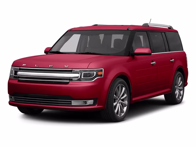 2014 Ruby Red Metallic Tinted Clearcoat Ford Flex Limited AWD SUV