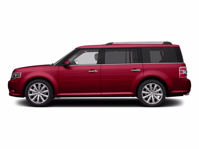 2014 Ruby Red Metallic Tinted Clearcoat Ford Flex Limited AWD SUV