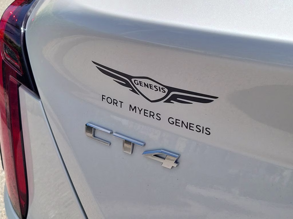 2024 Crystal White Tricoat Cadillac CT4 Premium Luxury RWD Sedan