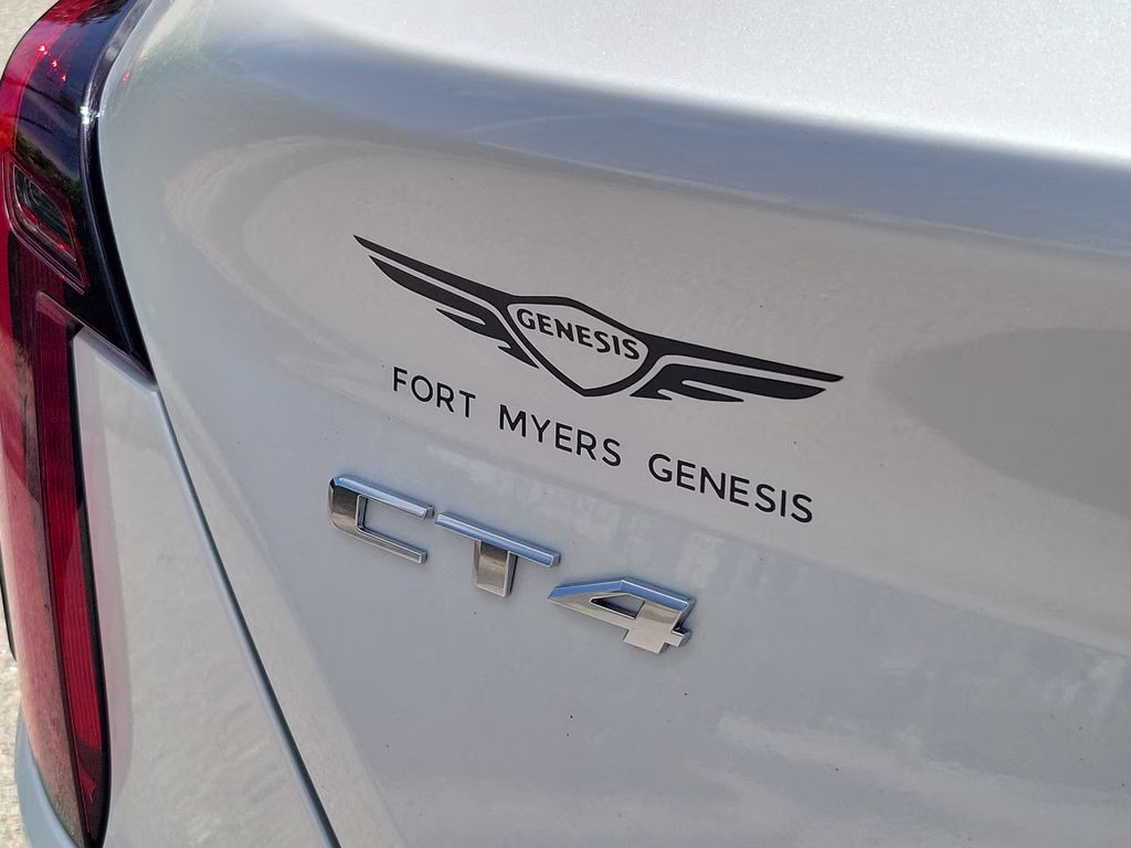 2024 Crystal White Tricoat Cadillac CT4 Premium Luxury RWD Sedan
