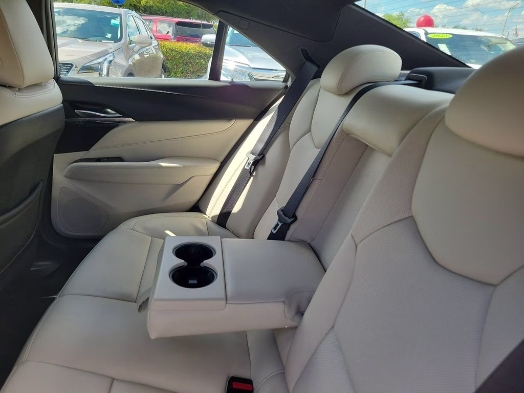 2024 Crystal White Tricoat Cadillac CT4 Premium Luxury RWD Sedan