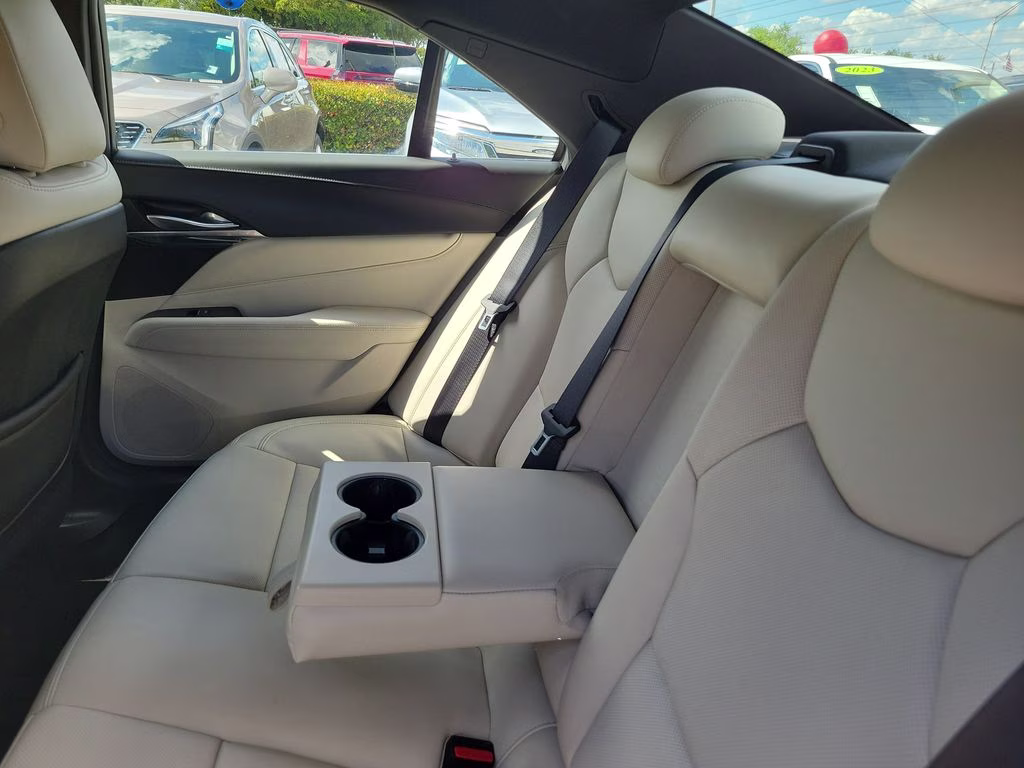 2024 Crystal White Tricoat Cadillac CT4 Premium Luxury RWD Sedan