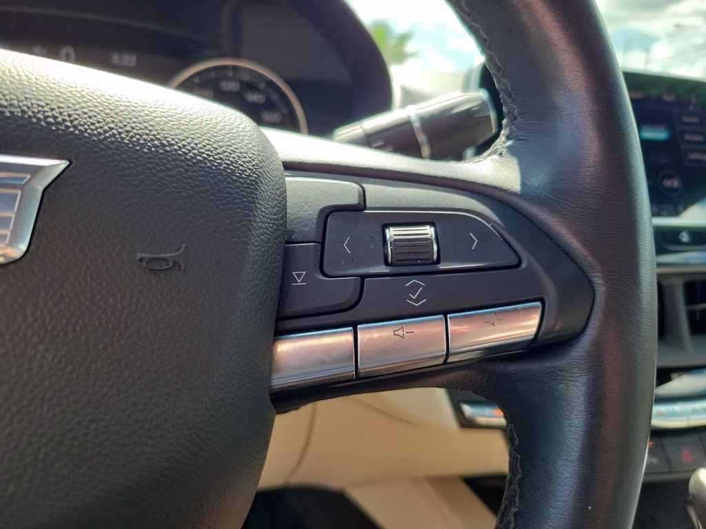 2024 Crystal White Tricoat Cadillac CT4 Premium Luxury RWD Sedan