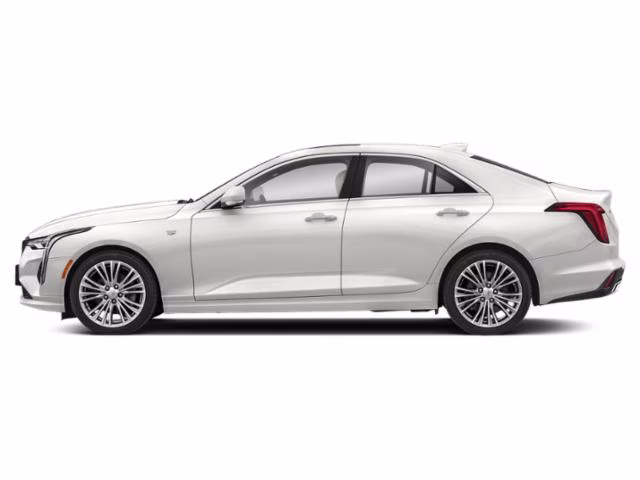 2024 Crystal White Tricoat Cadillac CT4 Premium Luxury RWD Sedan