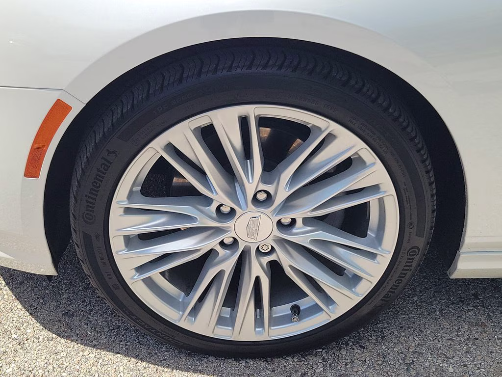 2024 Crystal White Tricoat Cadillac CT4 Premium Luxury RWD Sedan