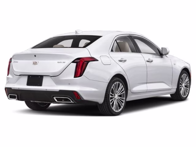 2024 Crystal White Tricoat Cadillac CT4 Premium Luxury RWD Sedan