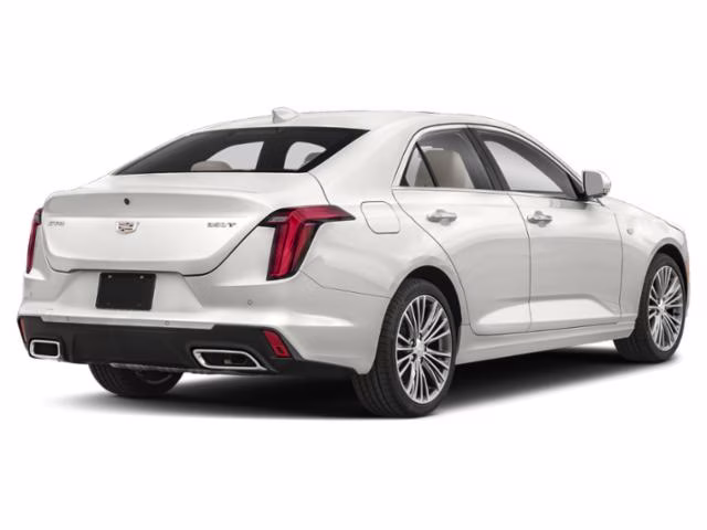 2024 Crystal White Tricoat Cadillac CT4 Premium Luxury RWD Sedan