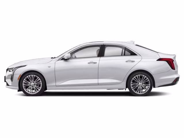 2024 Crystal White Tricoat Cadillac CT4 Premium Luxury RWD Sedan