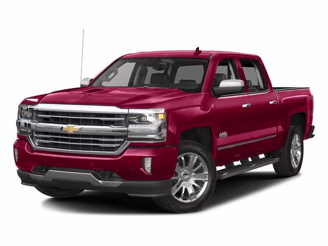 2016 Red Chevrolet Silverado 1500 High Country 4X4 Truck