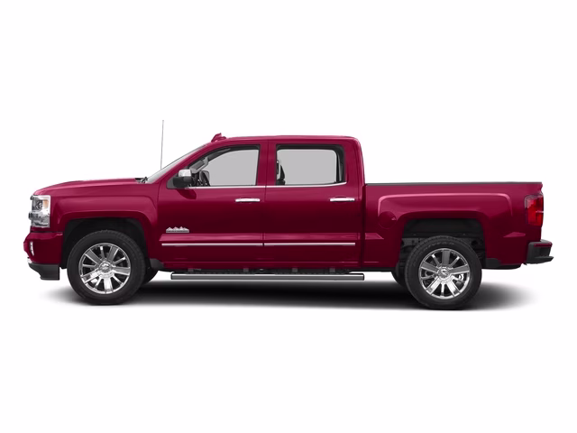 2016 Red Chevrolet Silverado 1500 High Country 4X4 Truck