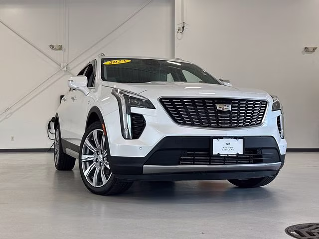 2023 Crystal White Tricoat Cadillac XT4 Premium Luxury AWD SUV