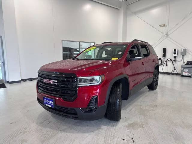 2023 Volcanic Red Tintcoat GMC Acadia SLT AWD SUV