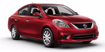 2012 Red Brick Metallic Nissan Versa 1.6 SV FWD Sedan