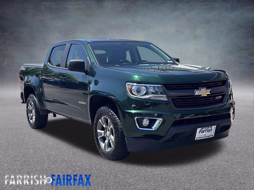 2016 Rainforest Green Metallic Chevrolet Colorado Z71 4X4 Truck