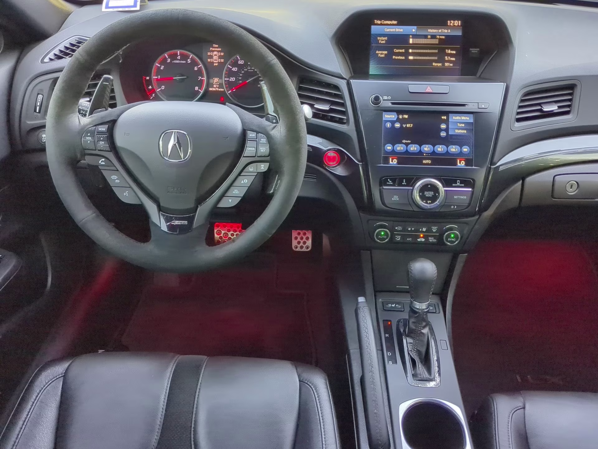 2022 Performance Red Pearl Acura ILX w/Premium/A-SPEC Package FWD Sedan