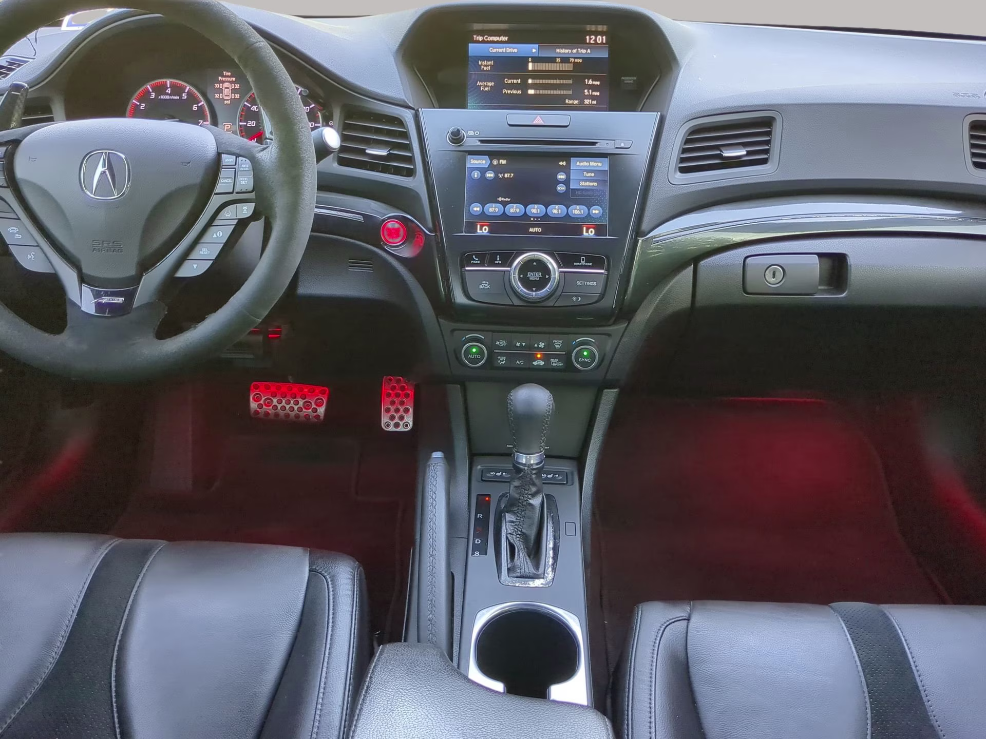 2022 Performance Red Pearl Acura ILX w/Premium/A-SPEC Package FWD Sedan