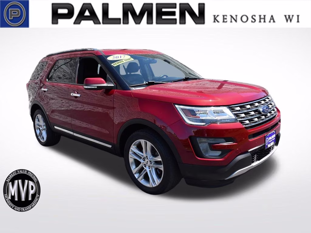 2017 Ruby Red Metallic Ford Explorer Limited 4X4 SUV