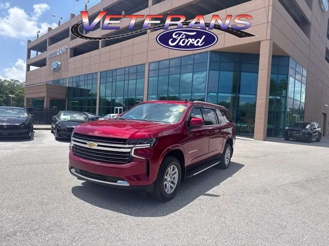 2021 Cherry Red Tintcoat Chevrolet Suburban LT RWD SUV