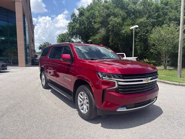 2021 Cherry Red Tintcoat Chevrolet Suburban LT RWD SUV