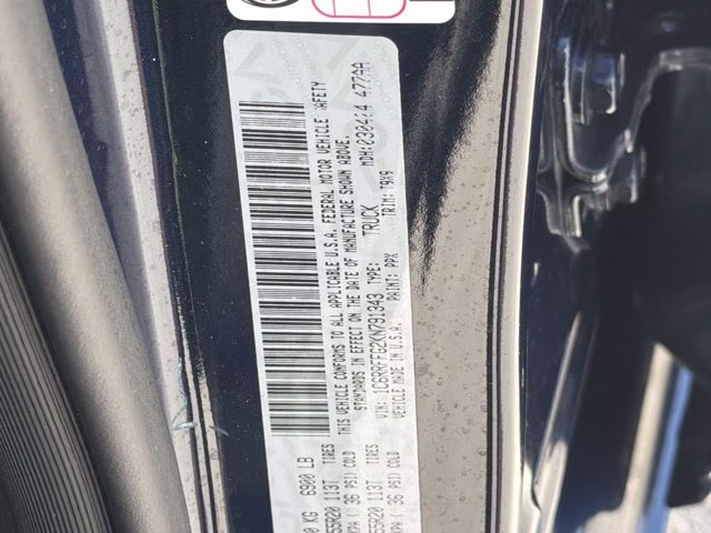 2019 Patriot Blue Pearlcoat Ram 1500 Big Horn/Lone Star 4X4 Truck