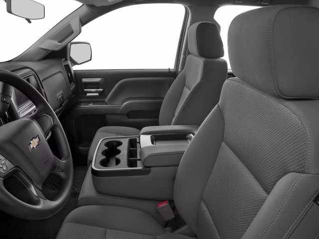 2017 Silver Ice Metallic Chevrolet Silverado 1500 Custom RWD Truck