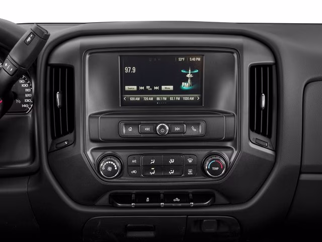 2017 Silver Ice Metallic Chevrolet Silverado 1500 Custom RWD Truck