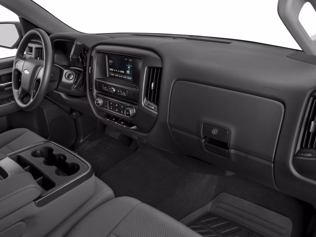 2017 Silver Ice Metallic Chevrolet Silverado 1500 Custom RWD Truck