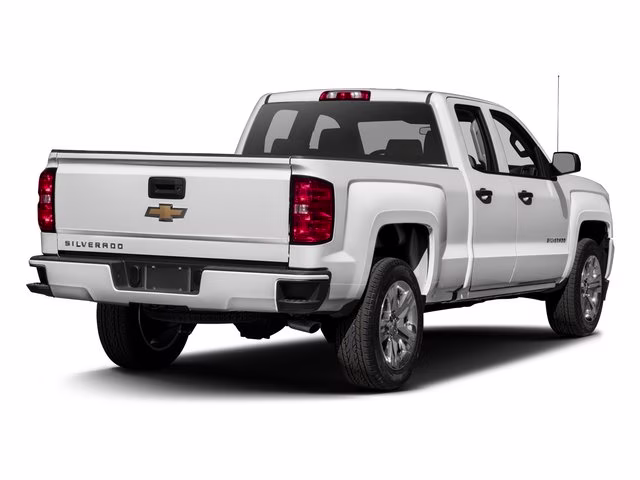 2017 Silver Ice Metallic Chevrolet Silverado 1500 Custom RWD Truck