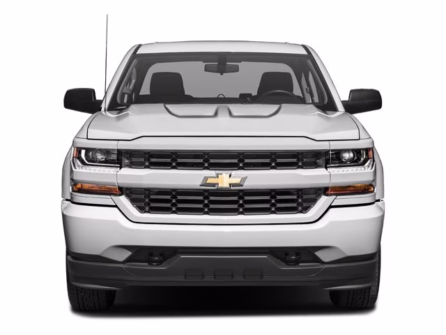 2017 Silver Ice Metallic Chevrolet Silverado 1500 Custom RWD Truck