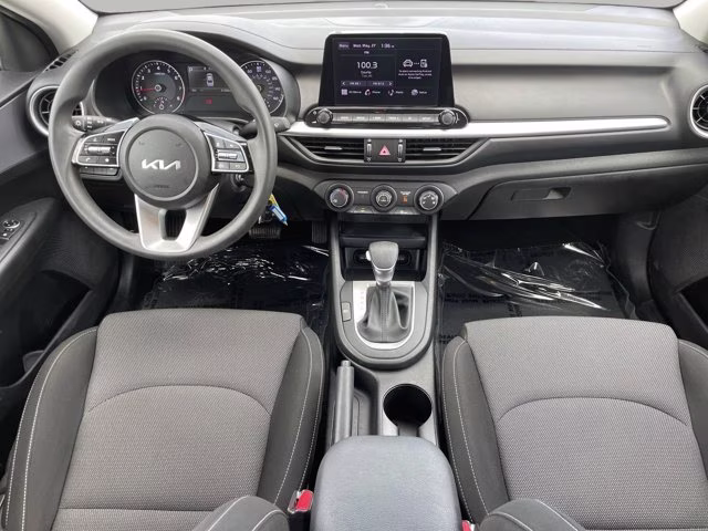 2023 Snow White Pearl Kia Forte LXS FWD Sedan