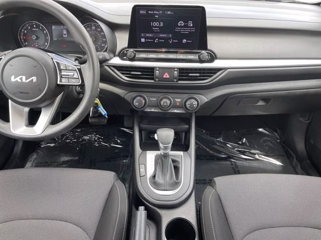 2023 Snow White Pearl Kia Forte LXS FWD Sedan