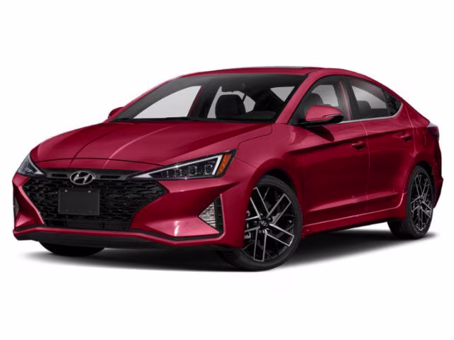 2019 Scarlet Red Hyundai Elantra Sport FWD Sedan