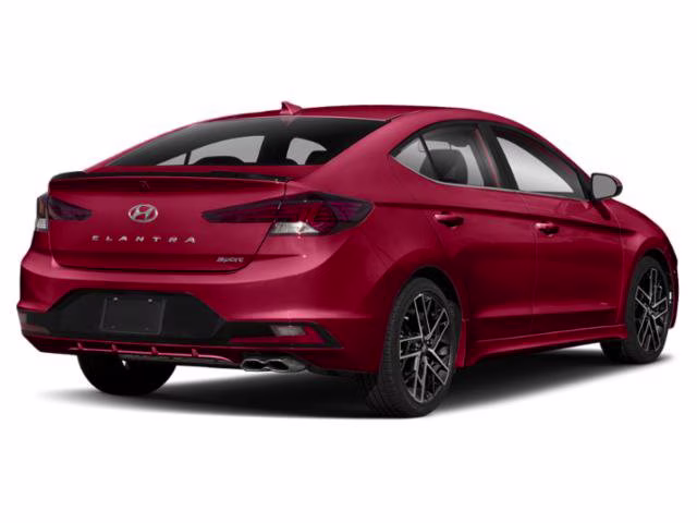 2019 Scarlet Red Hyundai Elantra Sport FWD Sedan