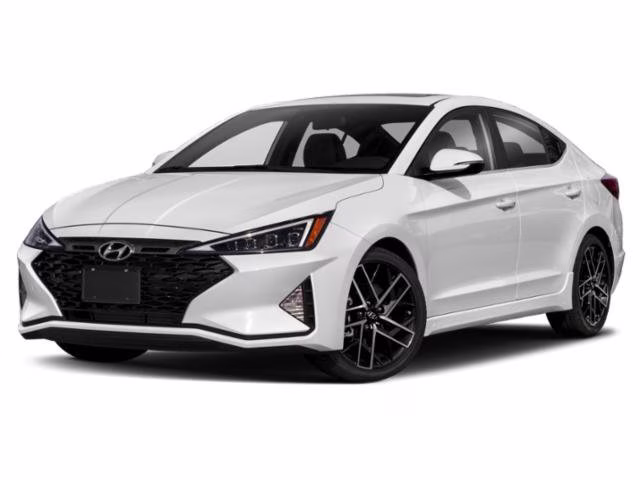 2019 Scarlet Red Hyundai Elantra Sport FWD Sedan