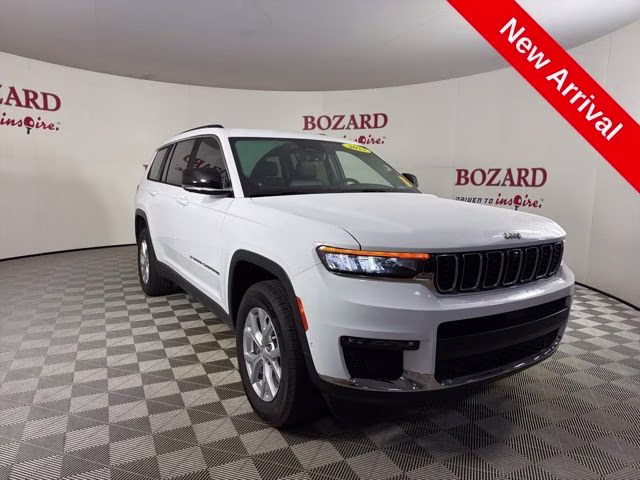 2023 Bright White Clearcoat Jeep Grand Cherokee L Limited RWD SUV