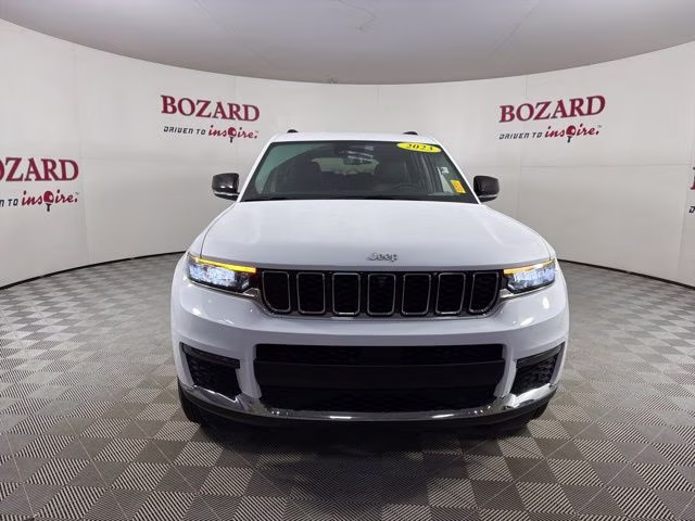 2023 Bright White Clearcoat Jeep Grand Cherokee L Limited RWD SUV