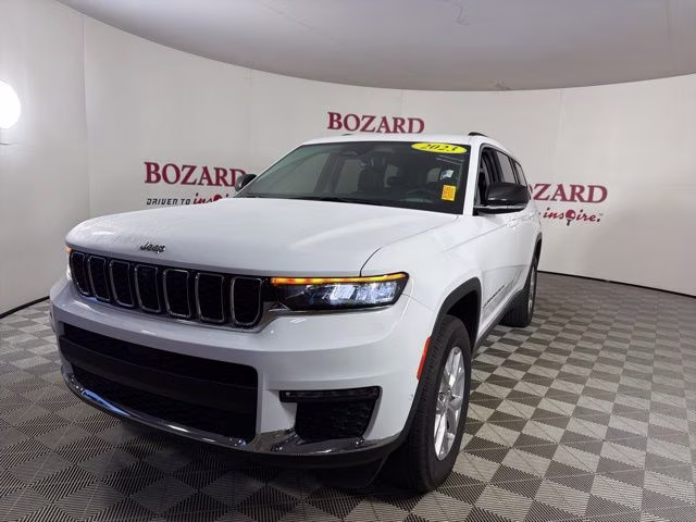2023 Bright White Clearcoat Jeep Grand Cherokee L Limited RWD SUV