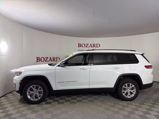 2023 Bright White Clearcoat Jeep Grand Cherokee L Limited RWD SUV