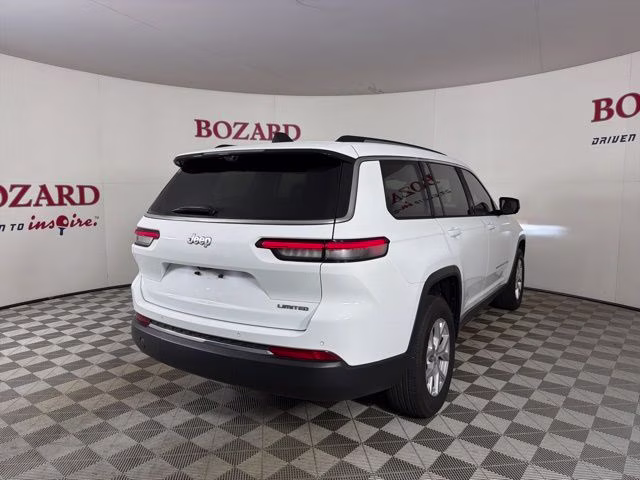 2023 Bright White Clearcoat Jeep Grand Cherokee L Limited RWD SUV