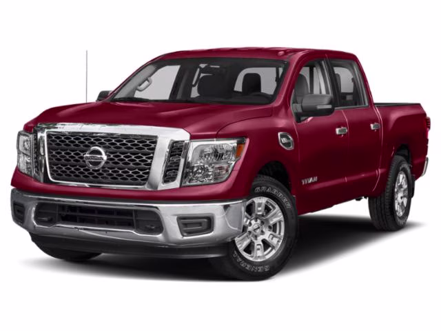 2019 Cayenne Red Metallic Nissan Titan SV 4X4 Truck