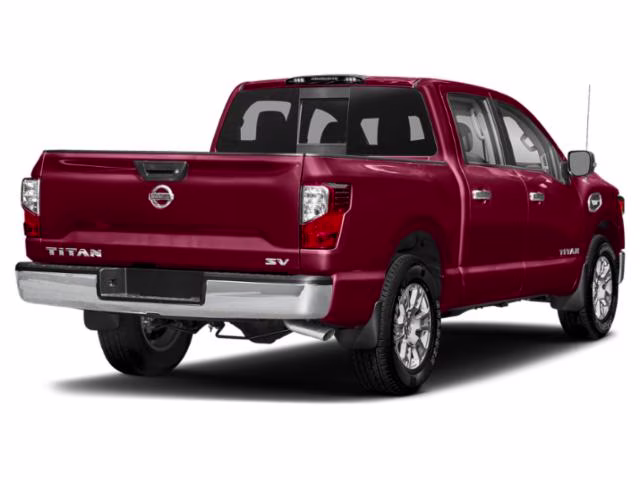 2019 Cayenne Red Metallic Nissan Titan SV 4X4 Truck