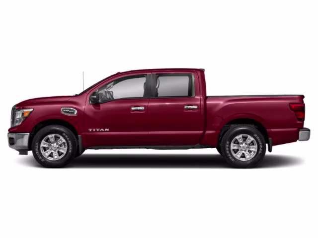 2019 Cayenne Red Metallic Nissan Titan SV 4X4 Truck