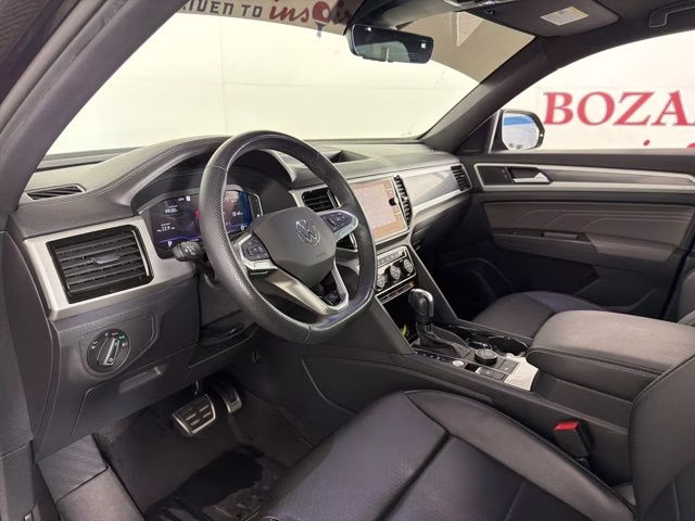 2022 Black Volkswagen Atlas Cross Sport 3.6L V6 SEL R-Line AWD SUV